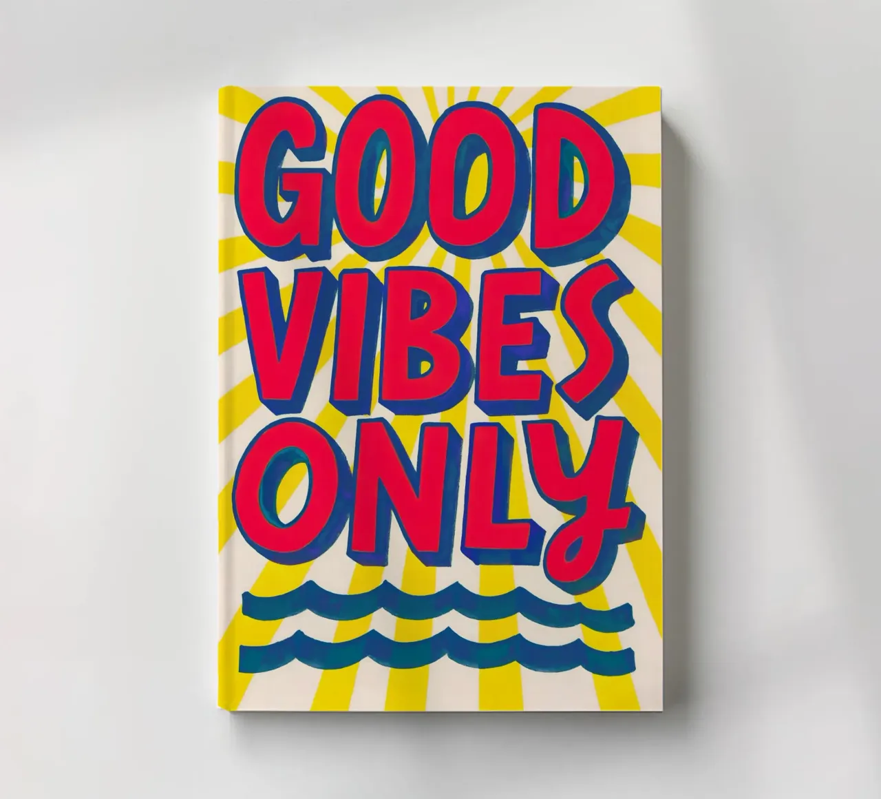 Good Vibes Only - Sun, waves, vibes notebook by QuooodZ by MooodzArt