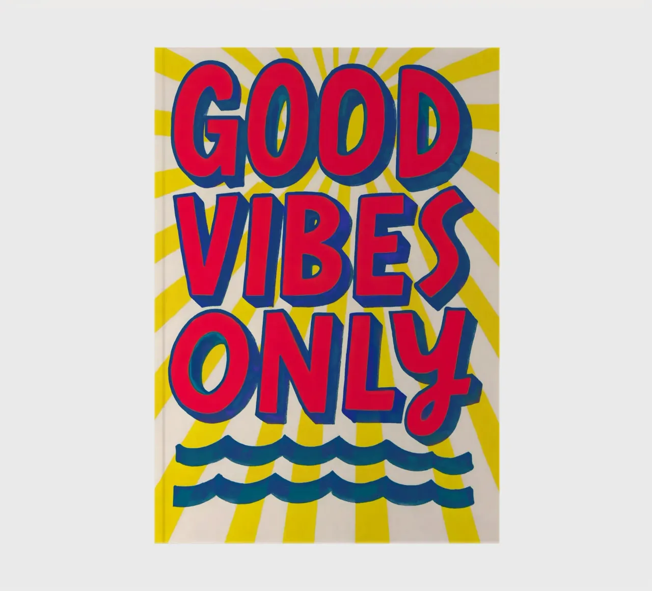 Good Vibes Only - Sun, waves, vibes notebook by QuooodZ by MooodzArt