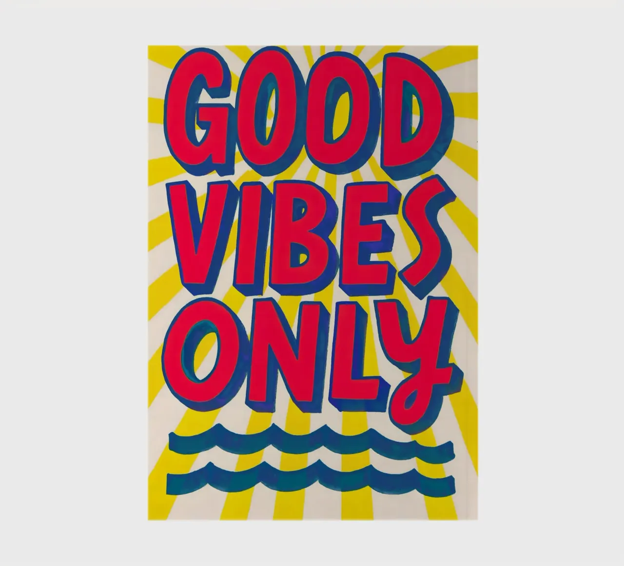 Good Vibes Only - Sun, waves, vibes notebook by QuooodZ by MooodzArt