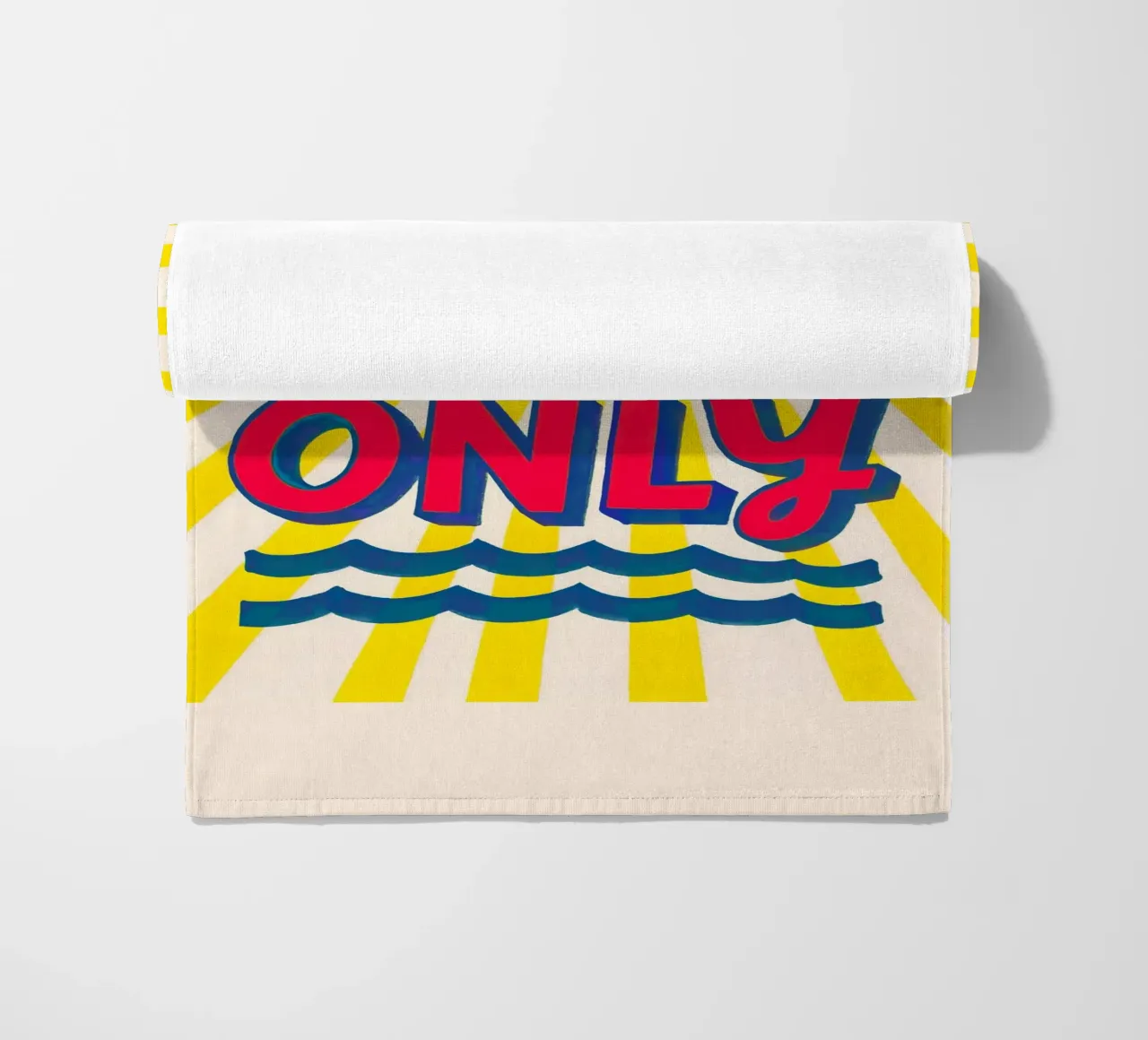 Good Vibes Only - Sole, onde e vibrazioni telo mare da QuooodZ by MooodzArt