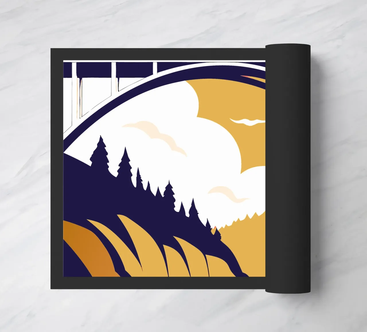 River Bridge doormat by STORE PRESENCE