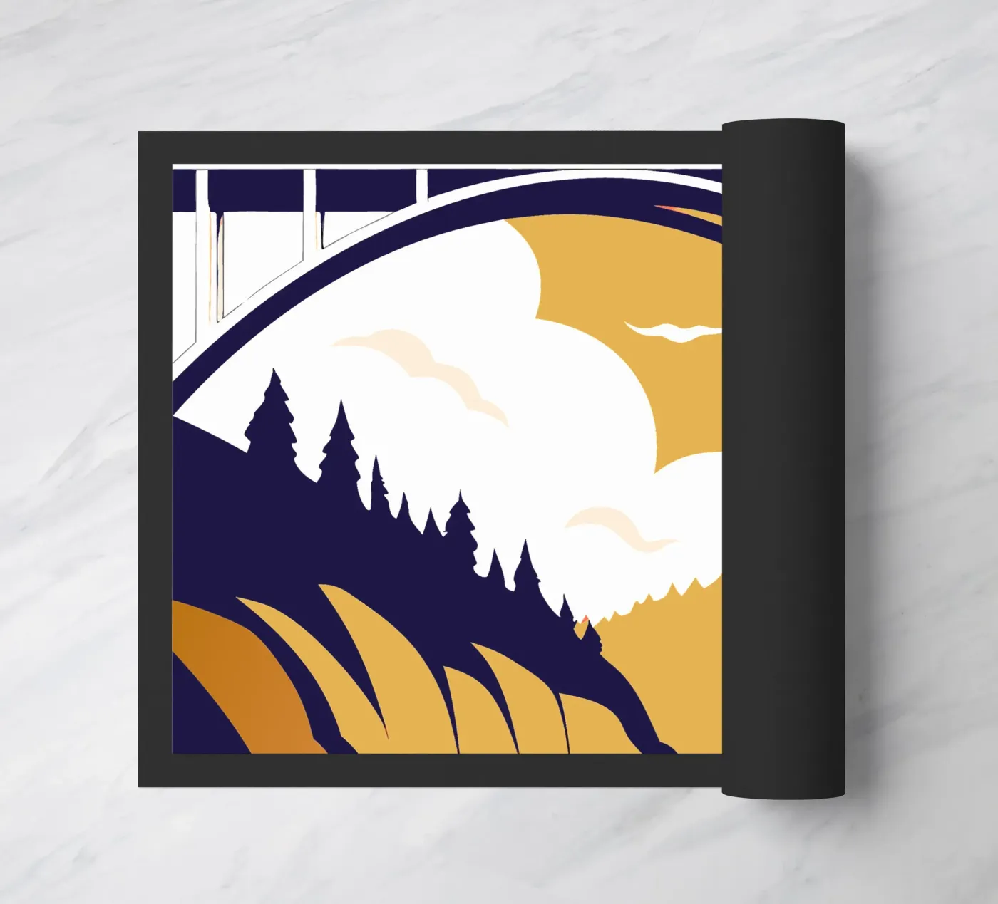 Rivierbrug deurmat van STORE PRESENCE