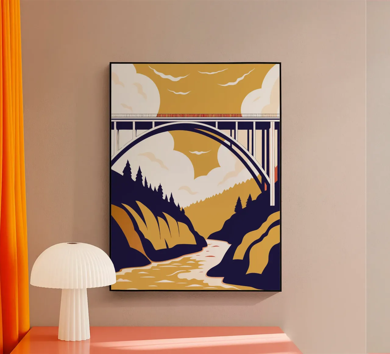 Flussbrücke Acryl-Glas von STORE PRESENCE