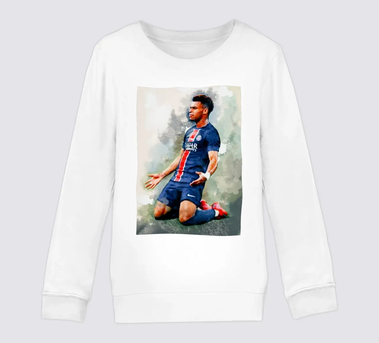 Desire Doue football player felpa bambino da Lembayung art