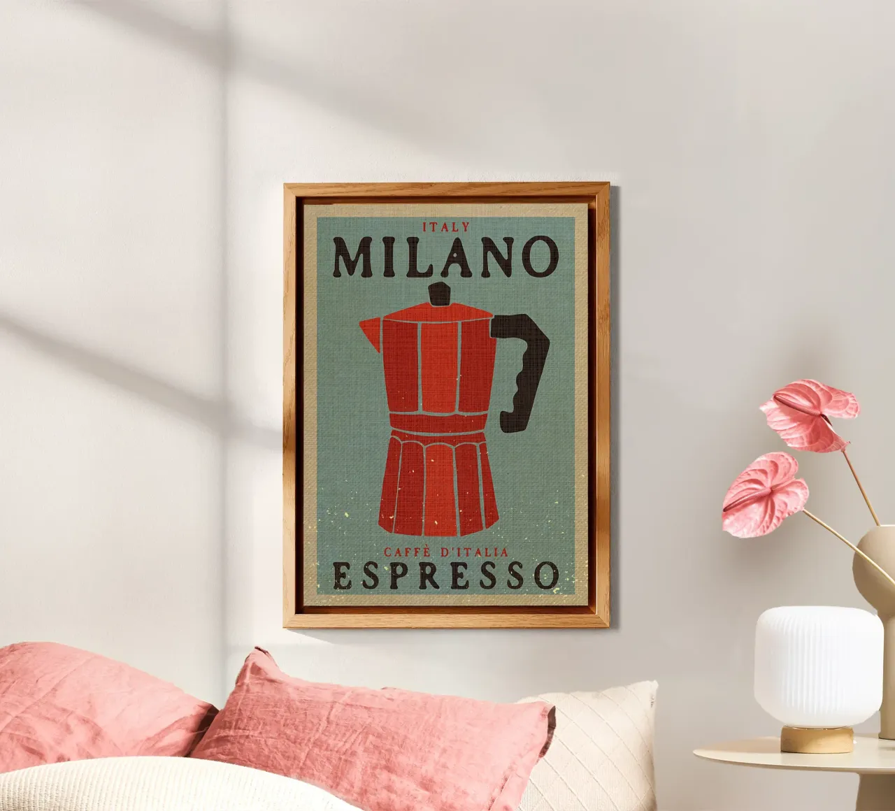 Milano Espresso Cafe alluminio dibond da Providence Mbabazi Studio