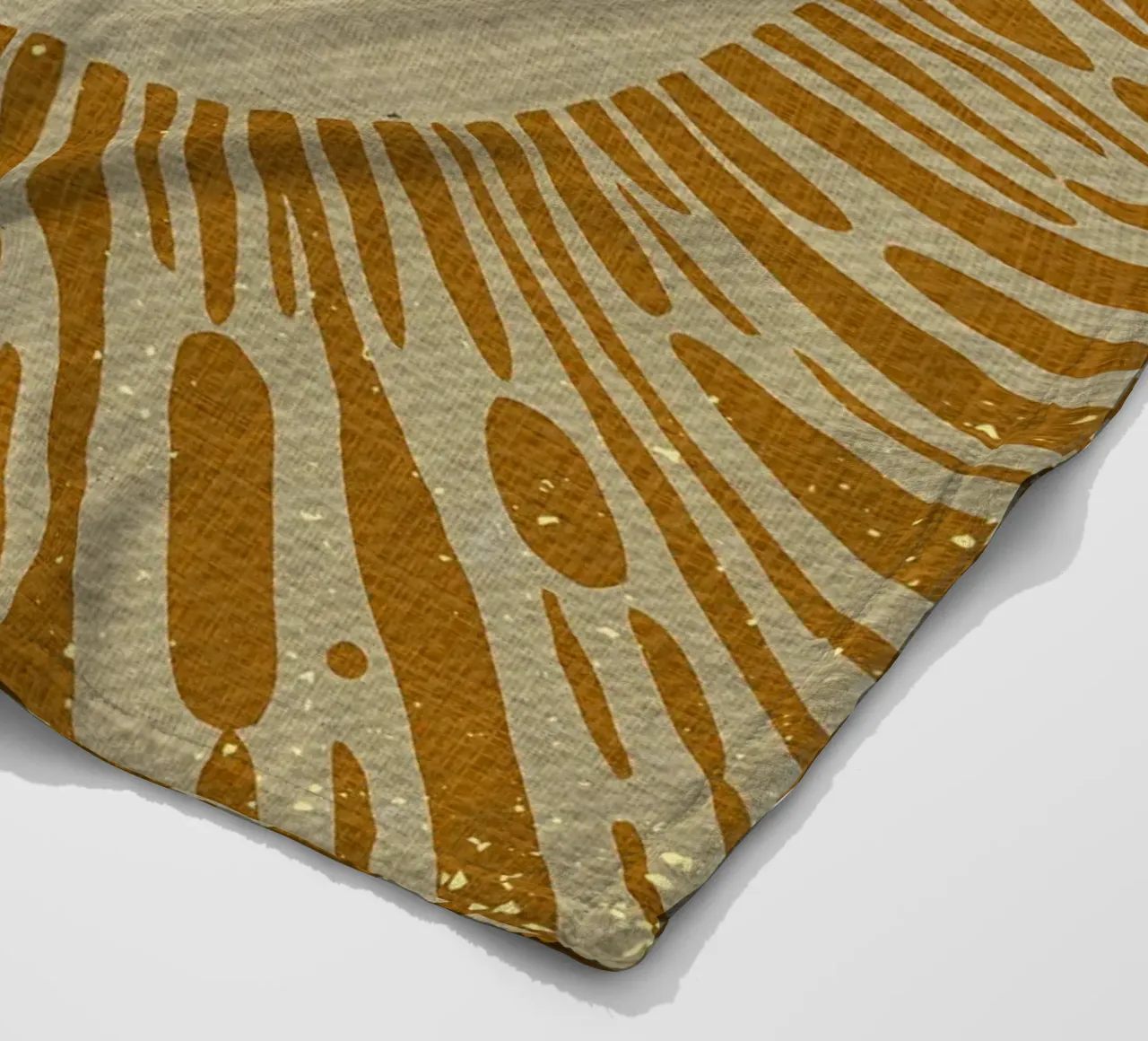 Sole giallo senape coperta in pile da Providence Mbabazi Studio