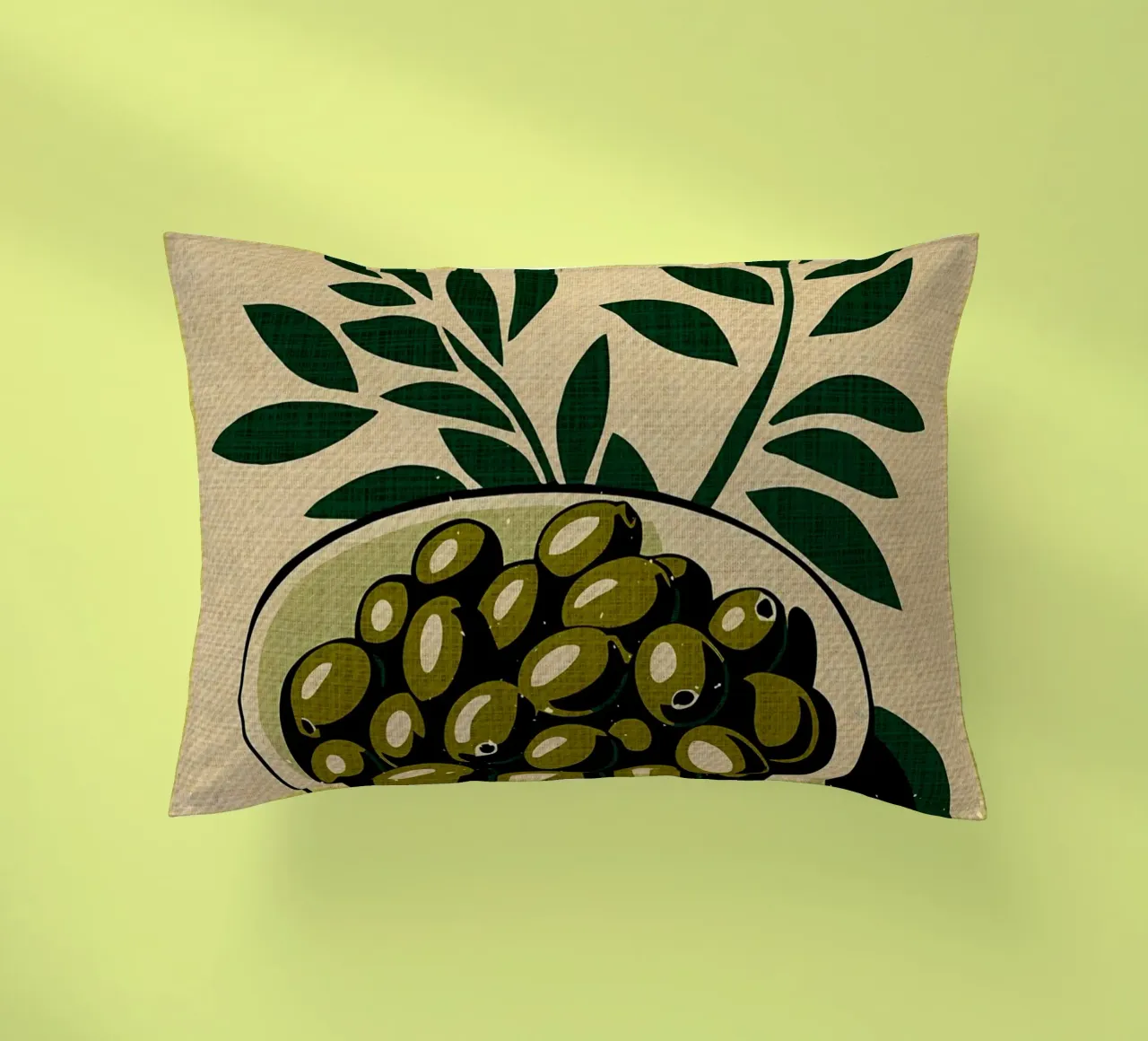 Nocellara del Belice cuscino da Providence Mbabazi Studio