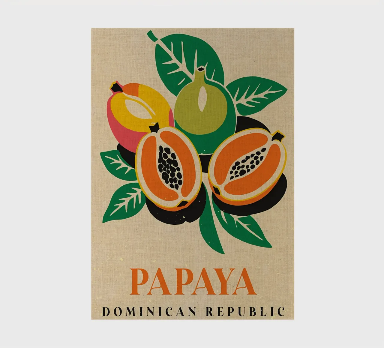 Papaye République dominicaine carnet de notes de Providence Mbabazi Studio