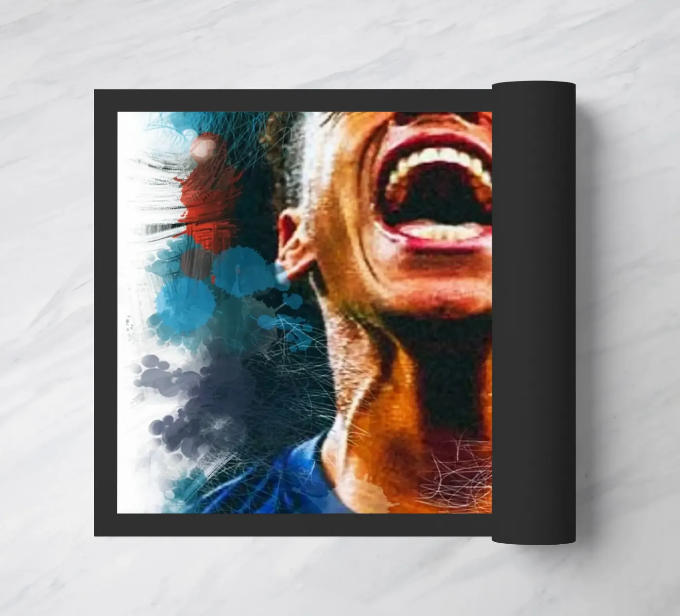 Desire Doue doormat by Lembayung art