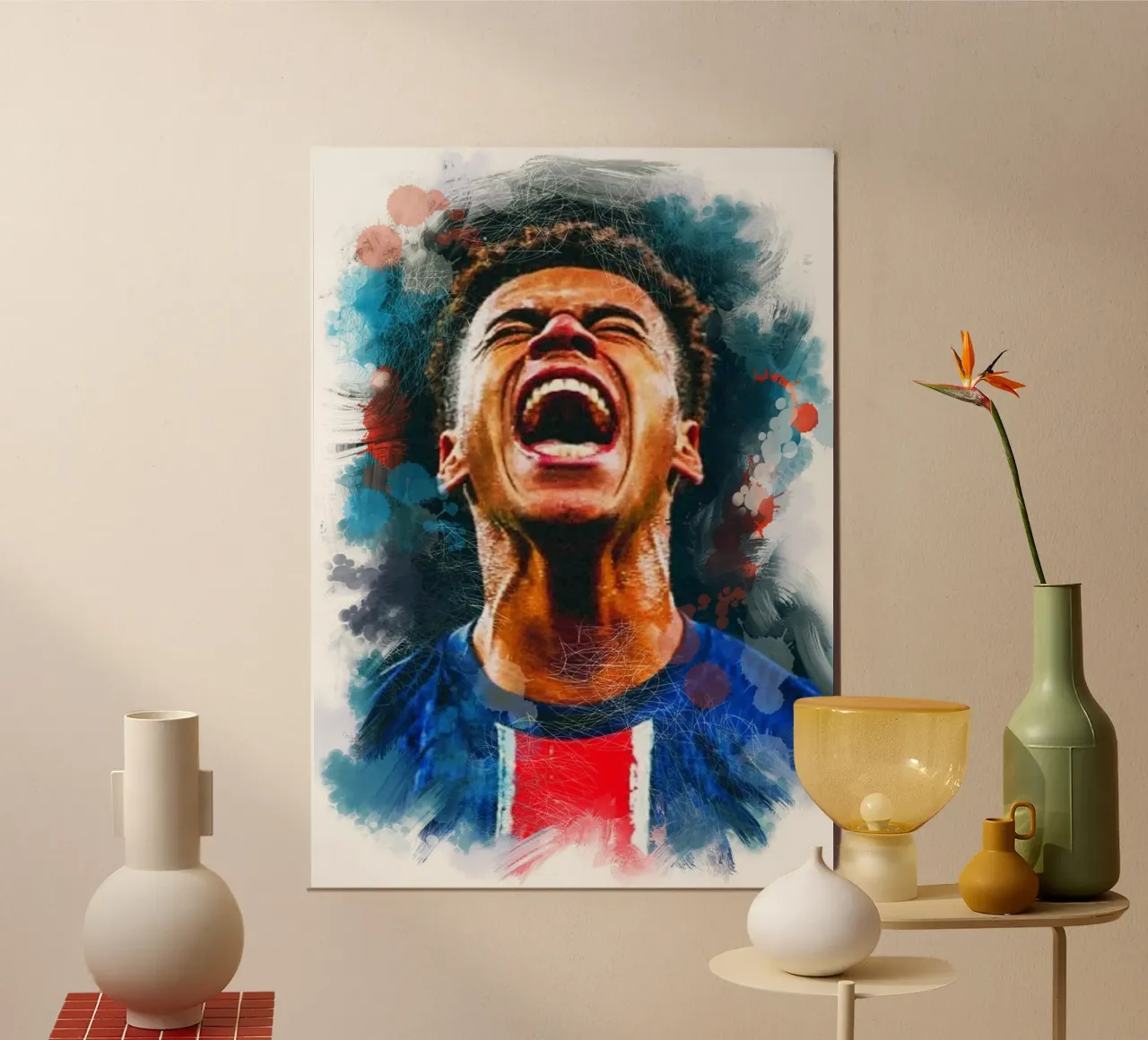 Desire Doue poster con telaio in alluminio da Lembayung art