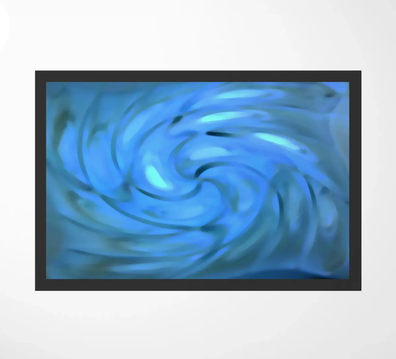 Spirale sfocata nei colori del mare zerbino da Gürsel Yesil Digital Art
