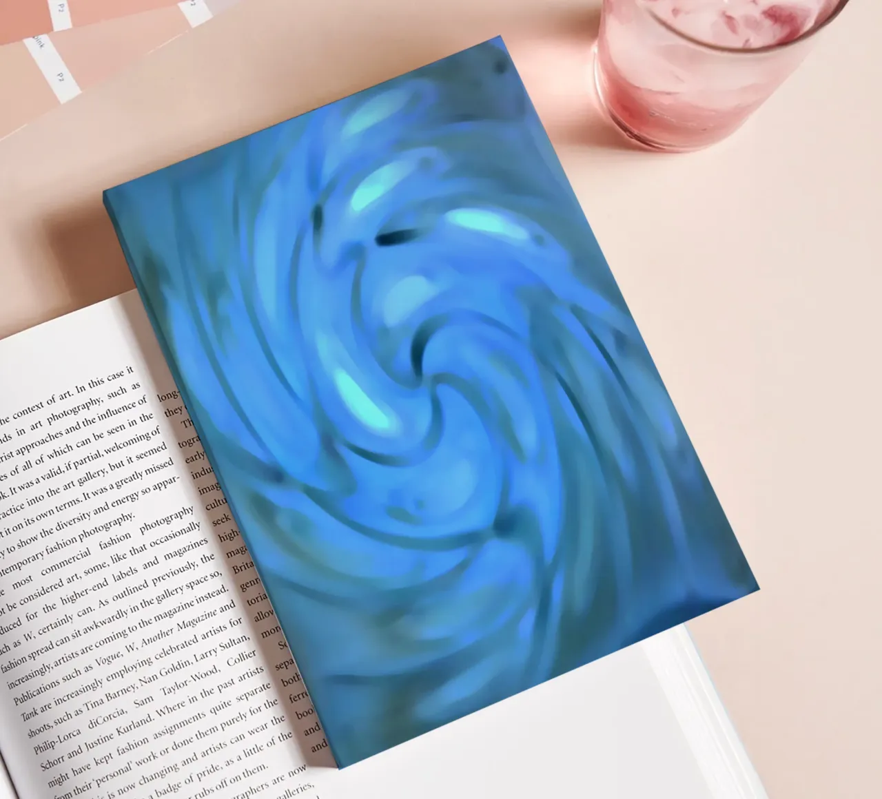 Spirale sfocata nei colori del mare diario da Gürsel Yesil Digital Art