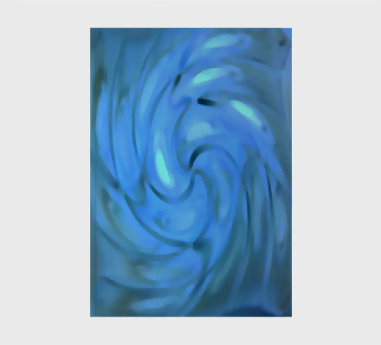 Spirale sfocata nei colori del mare diario da Gürsel Yesil Digital Art