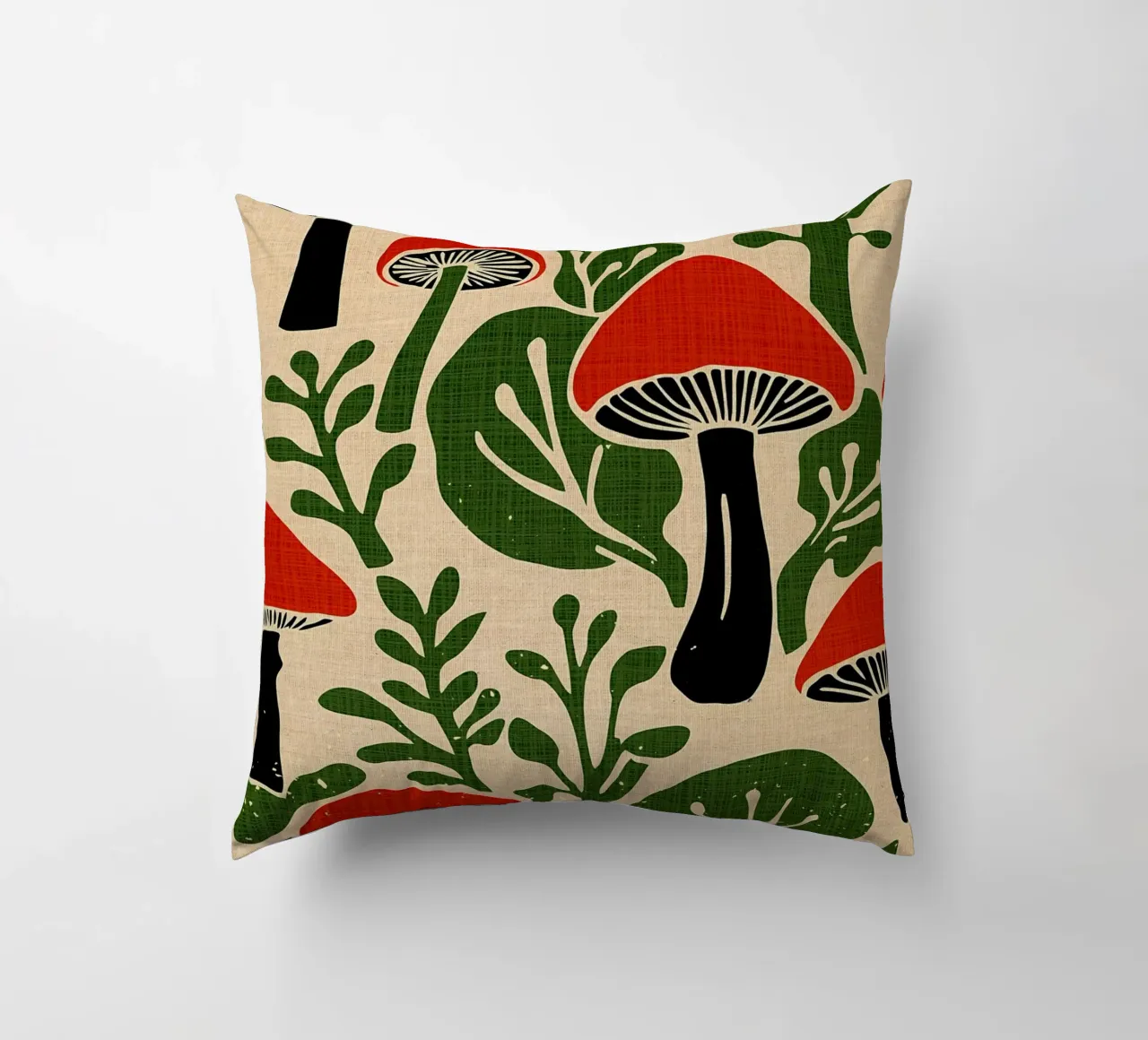 Camere rosse cuscino da Providence Mbabazi Studio