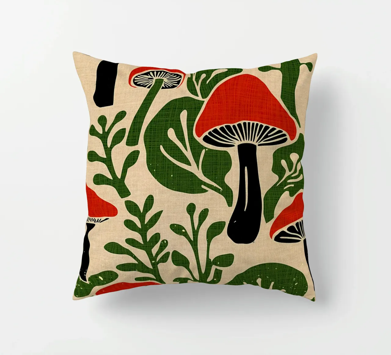Camere rosse cuscino da Providence Mbabazi Studio