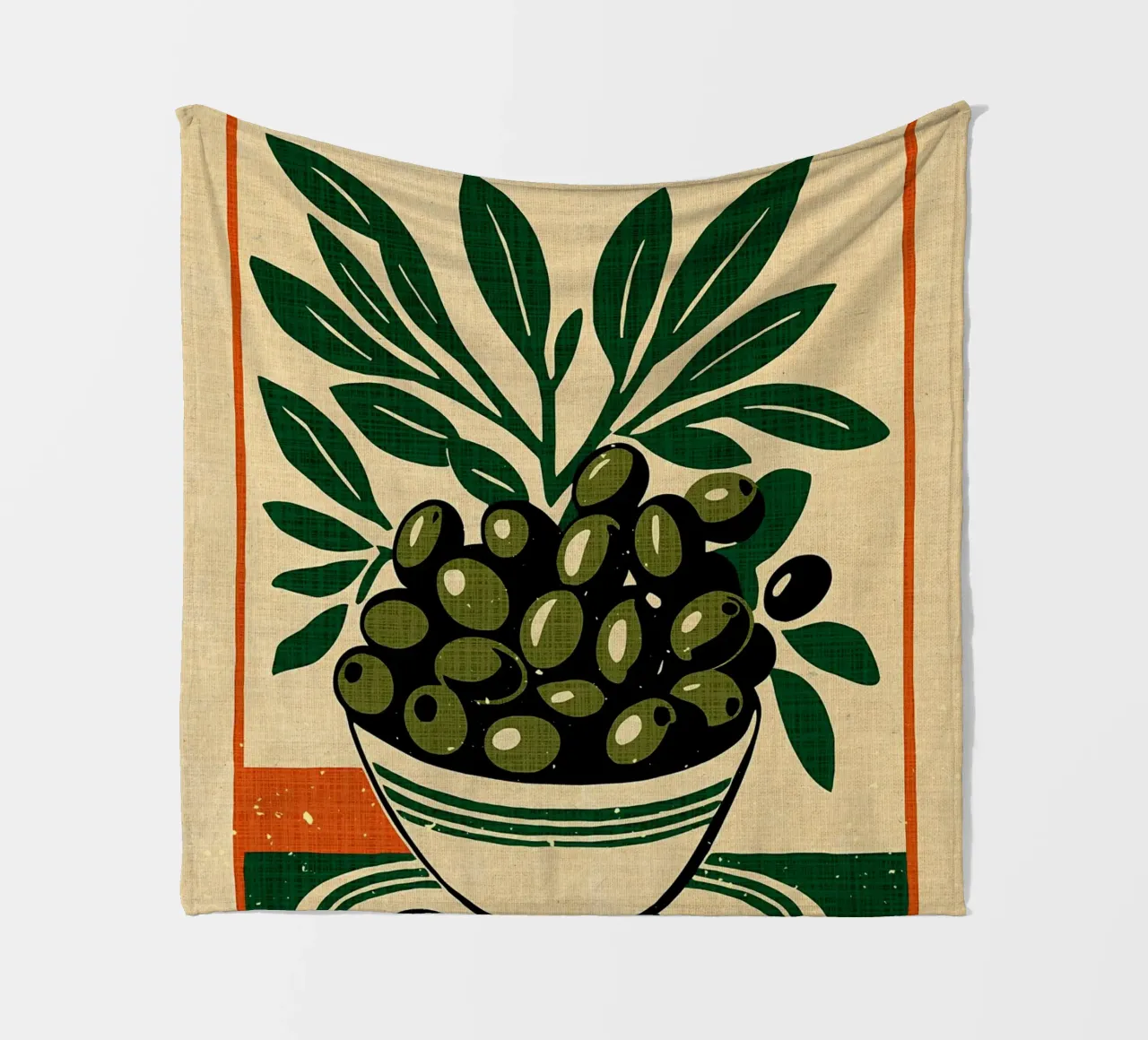 Retro Les Olives coperta in pile da Providence Mbabazi Studio