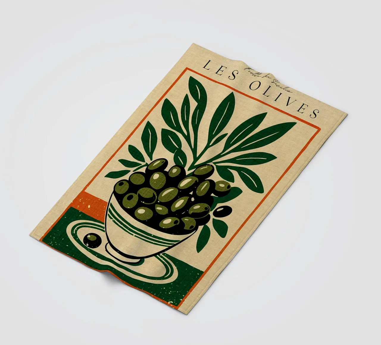 Retro Les Olives coperta in pile da Providence Mbabazi Studio