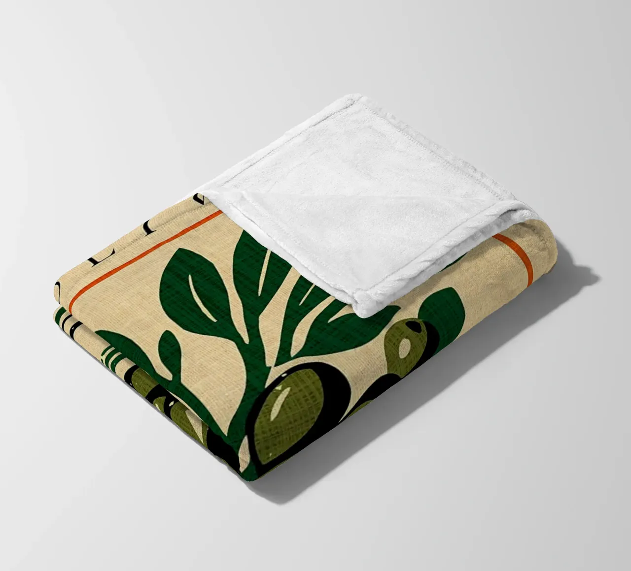 Retro Les Olives coperta in pile da Providence Mbabazi Studio