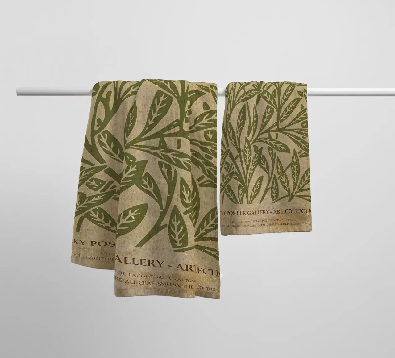 Rustic Vintage Nature towel by Providence Mbabazi Studio