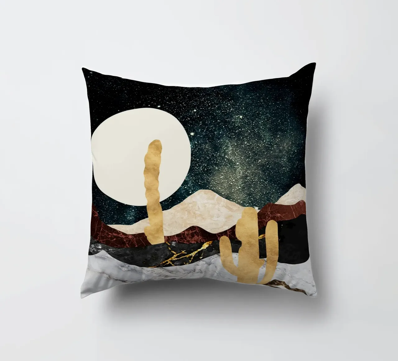 abstract surrealist landscape cuscino da vintageshop