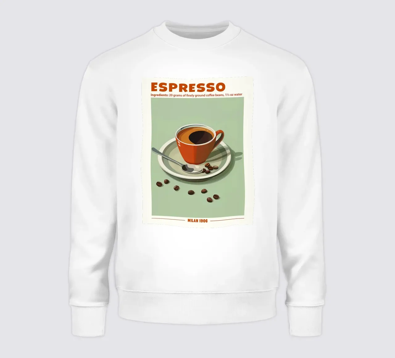 Espresso, Milan 1906 Poster felpa da Neeraprint