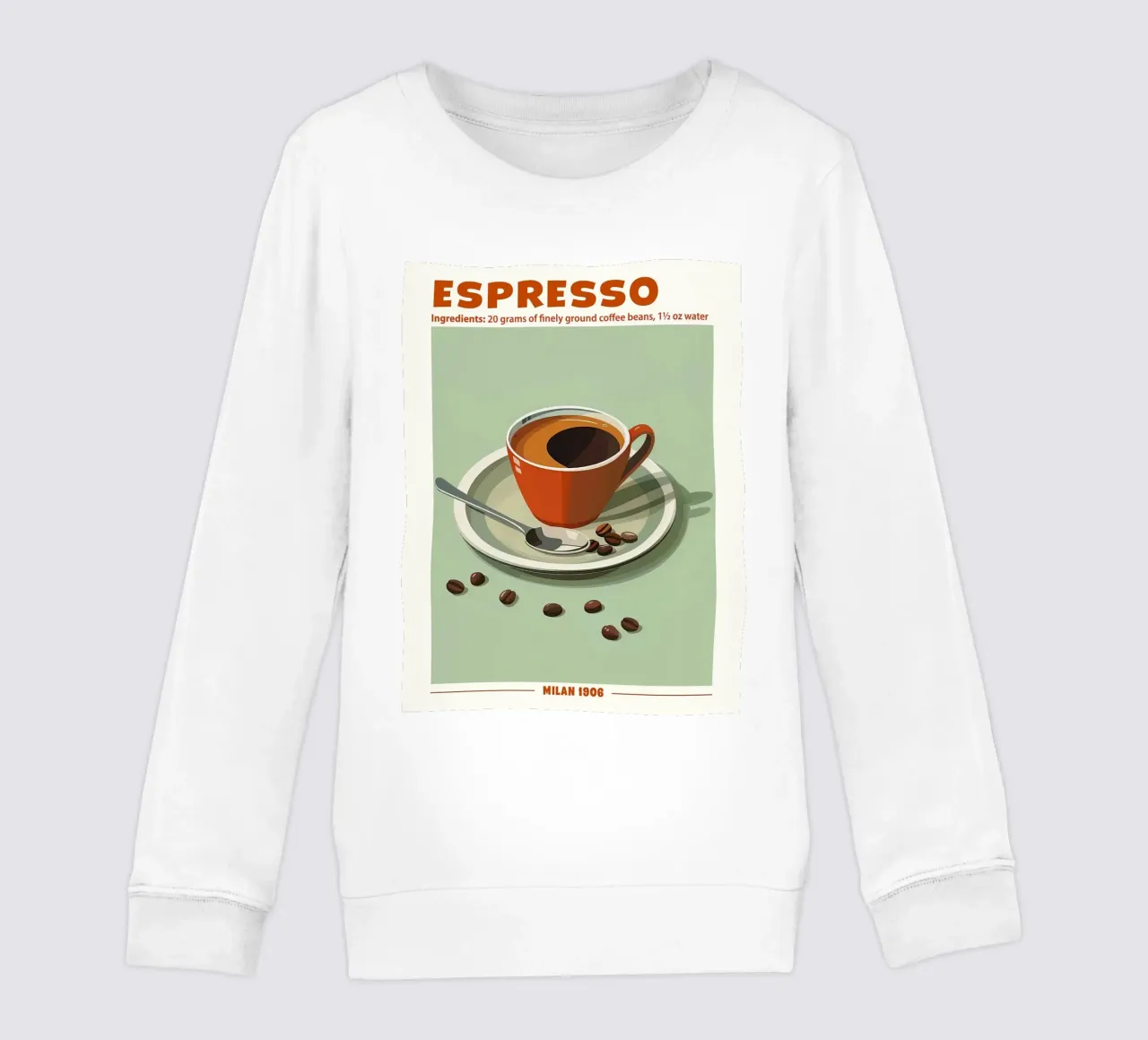 Espresso, Milan 1906 Poster felpa bambino da Neeraprint