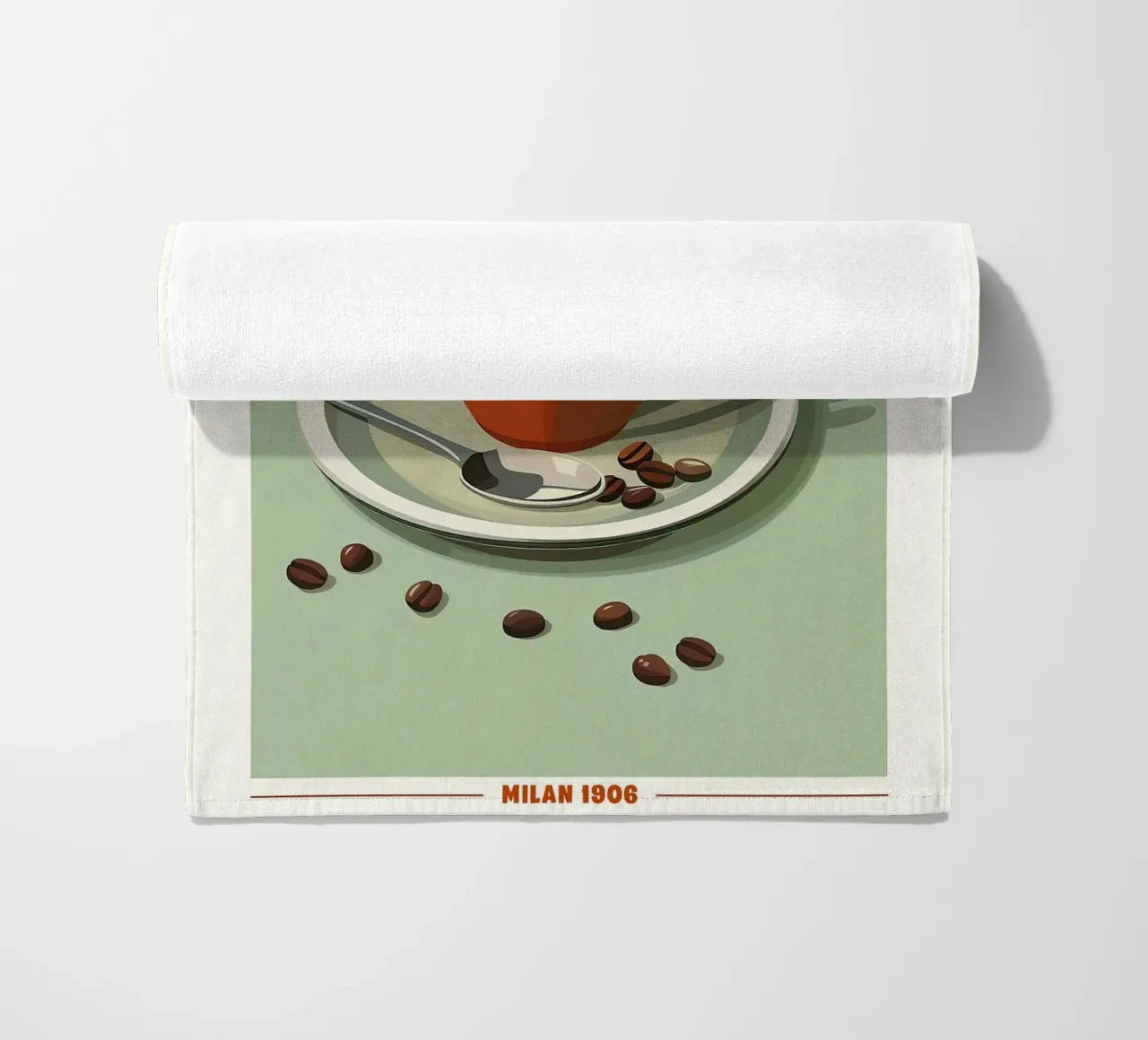 Espresso, Milan 1906 Poster telo mare da Neeraprint