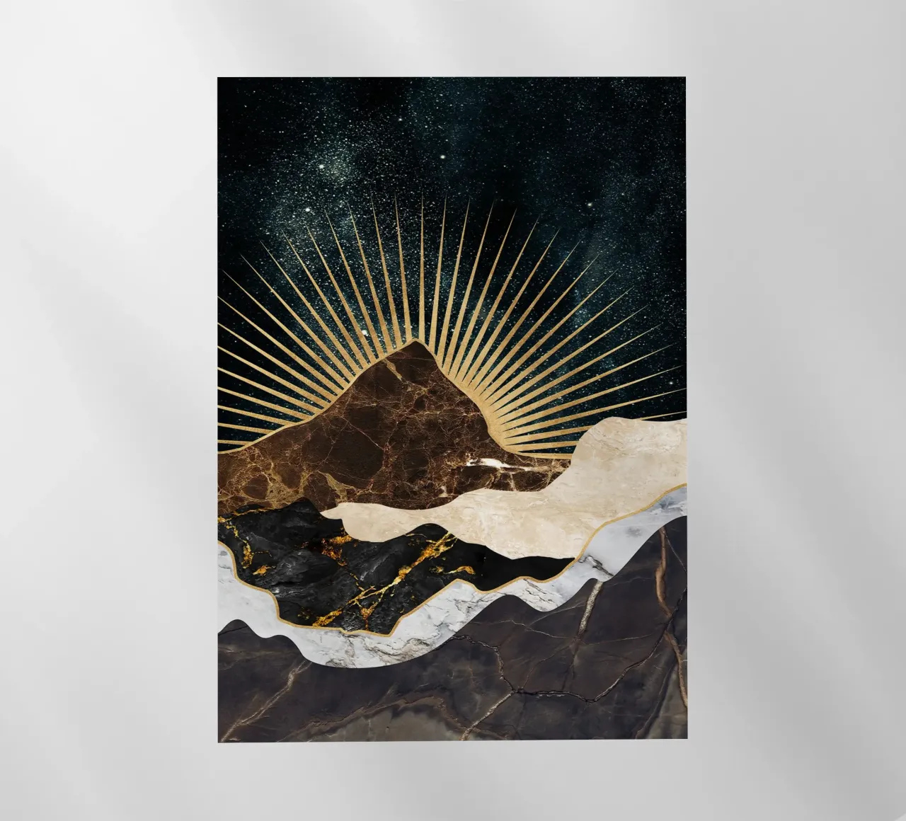 abstract surreal landscape mountains pellicola backlit da vintageshop
