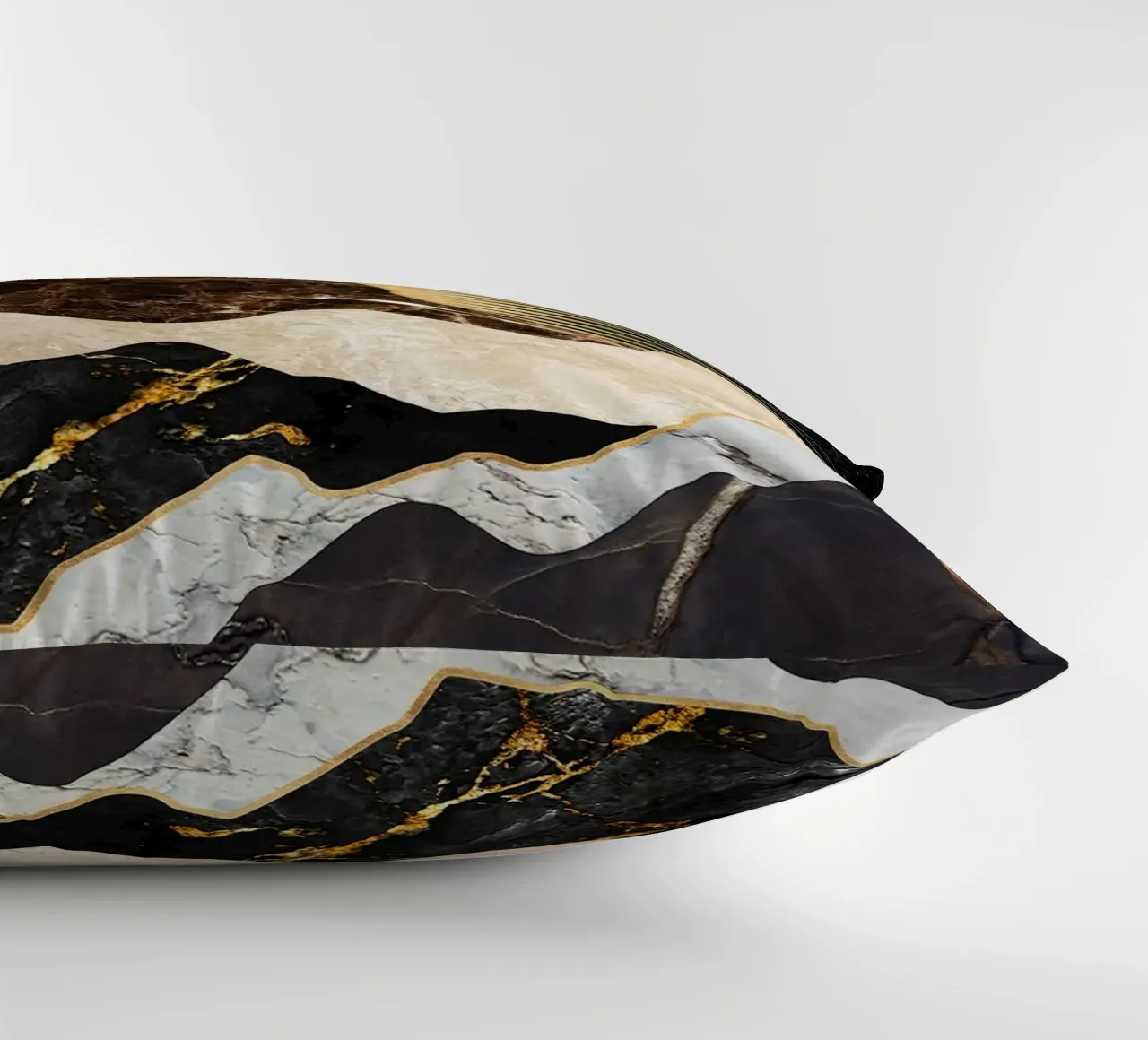 abstract surreal landscape mountains cuscino da vintageshop