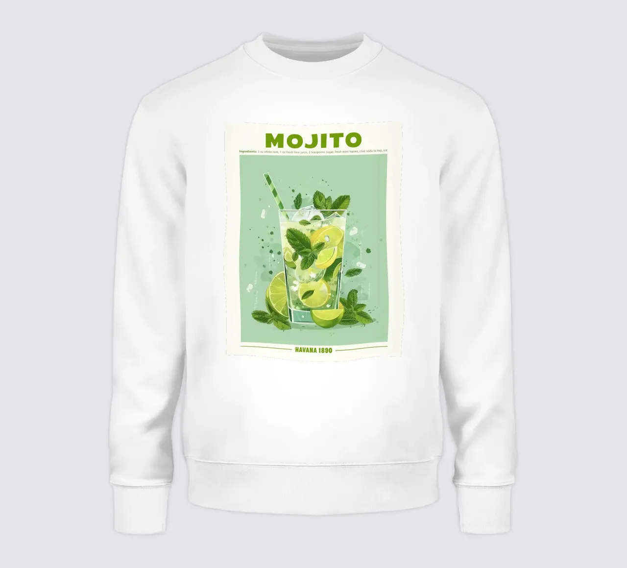 Mojito, Havana 1890 Poster felpa da Neeraprint