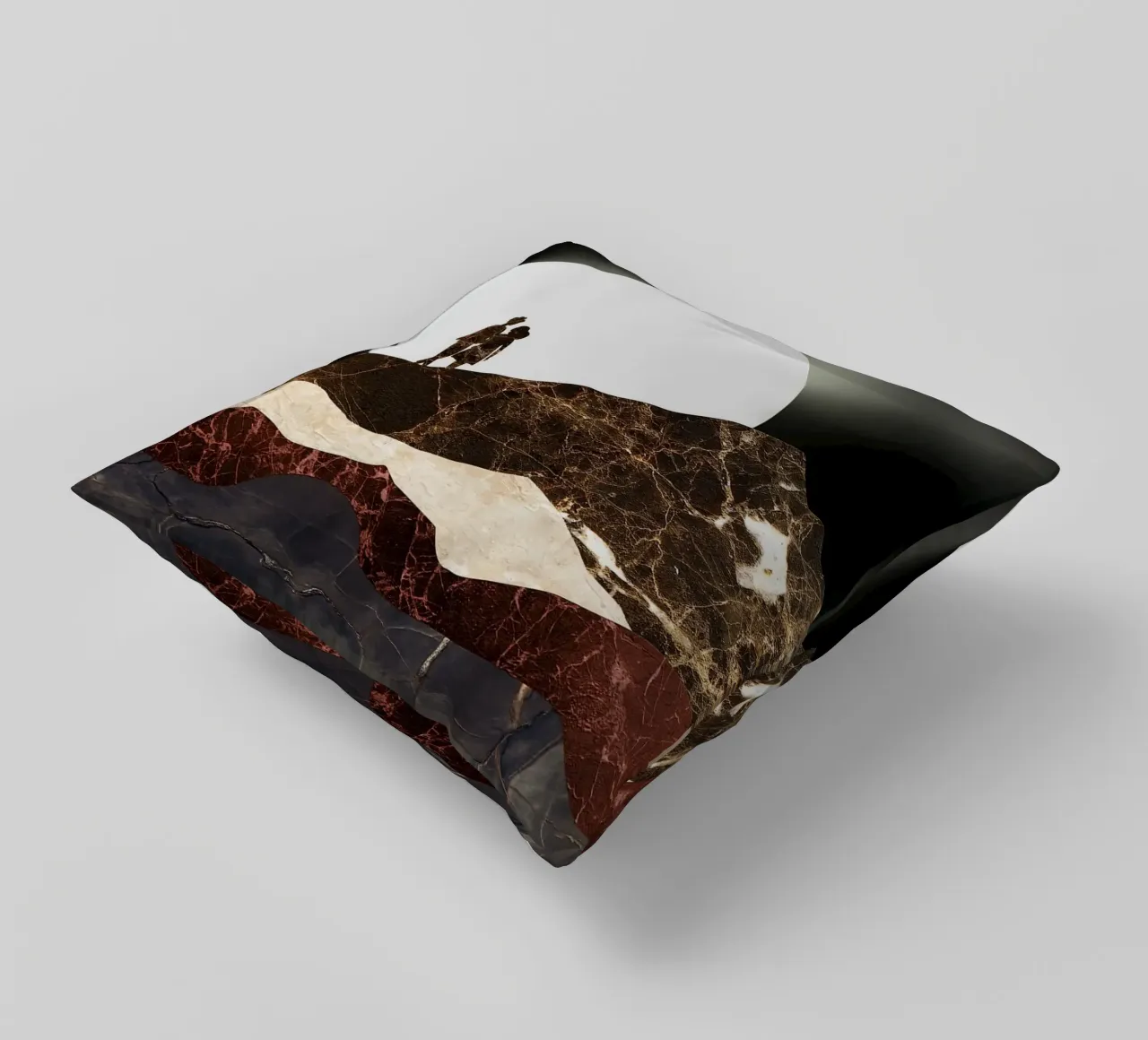 abstract surrealist landscape cuscino da vintageshop