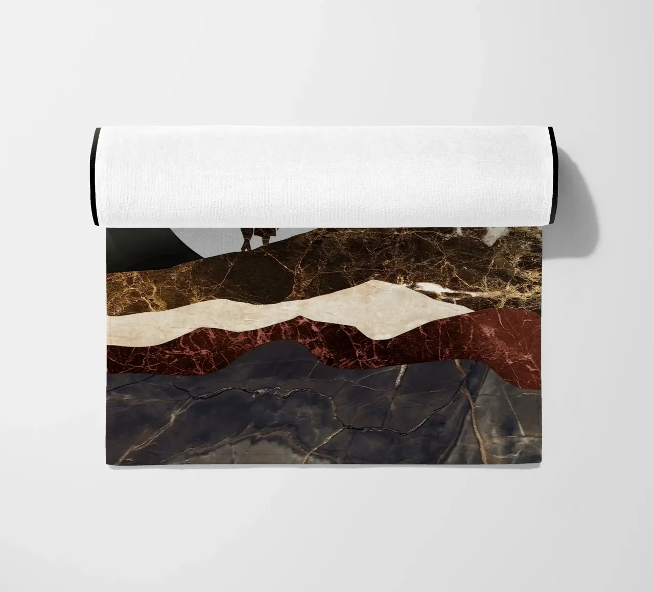 abstract surrealist landscape telo mare da vintageshop