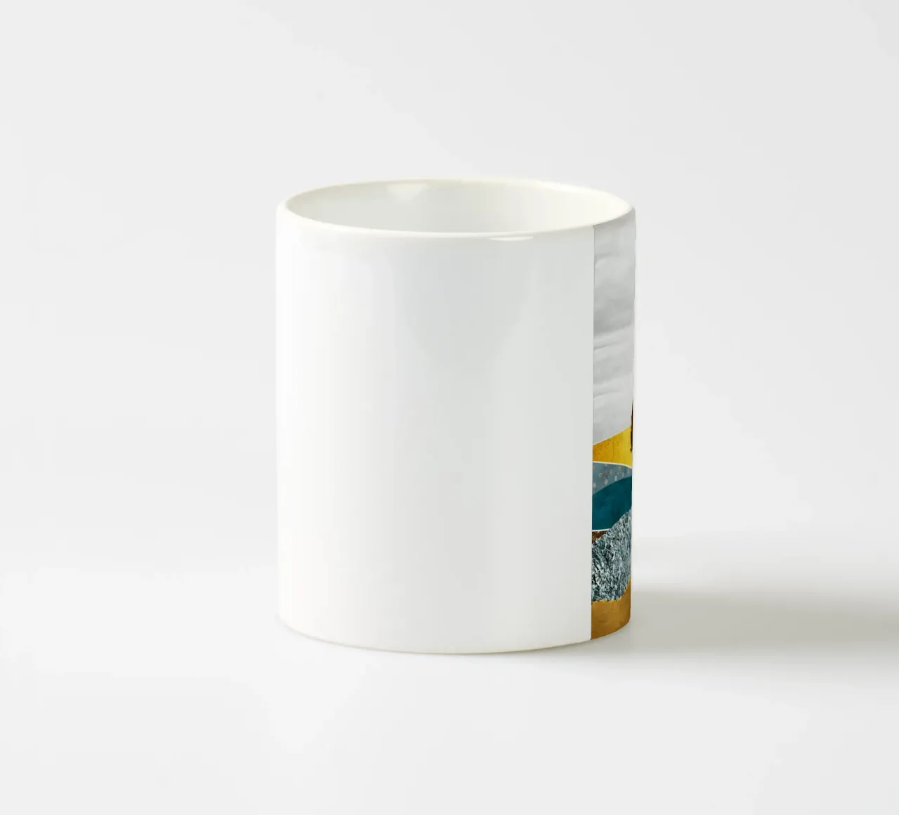 abstract surrealist landscape tree tazza in ceramica da vintageshop