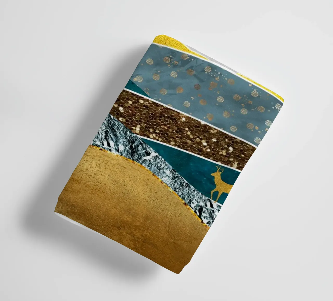 abstract surrealist landscape tree asciugamano da bagno da vintageshop