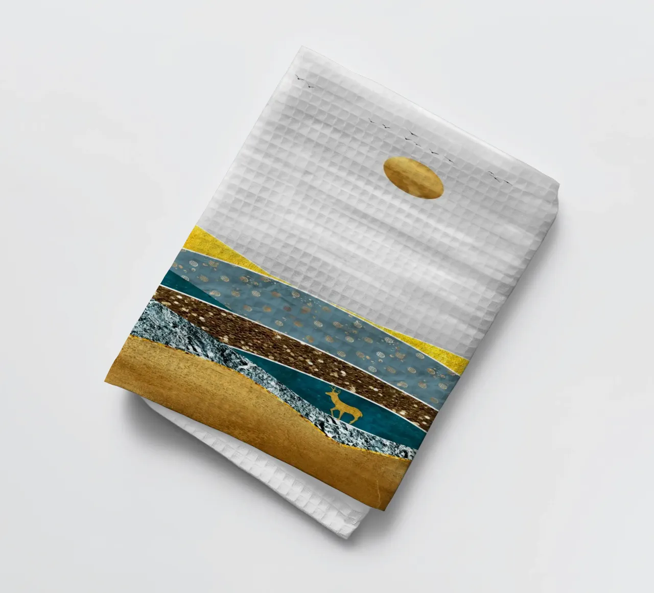 abstract surrealist landscape tree canovaccio da cucina da vintageshop