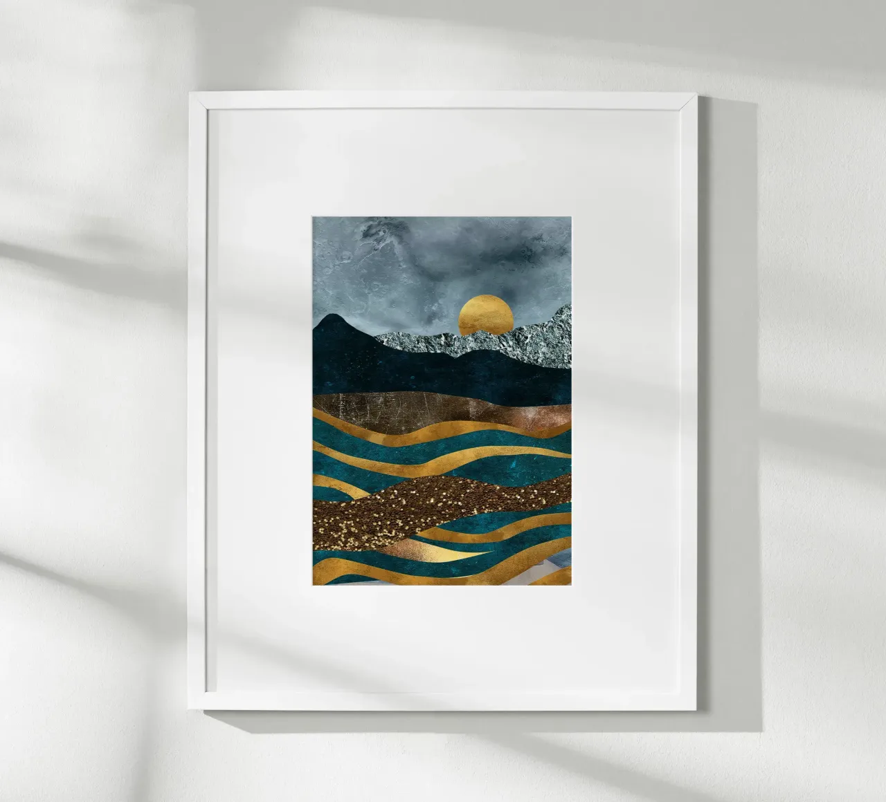 abstract surrealist landscape carta hahnemühle da vintageshop