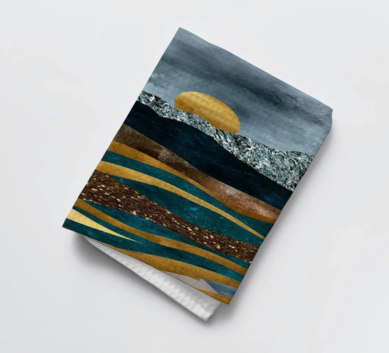 abstract surrealist landscape canovaccio da cucina da vintageshop