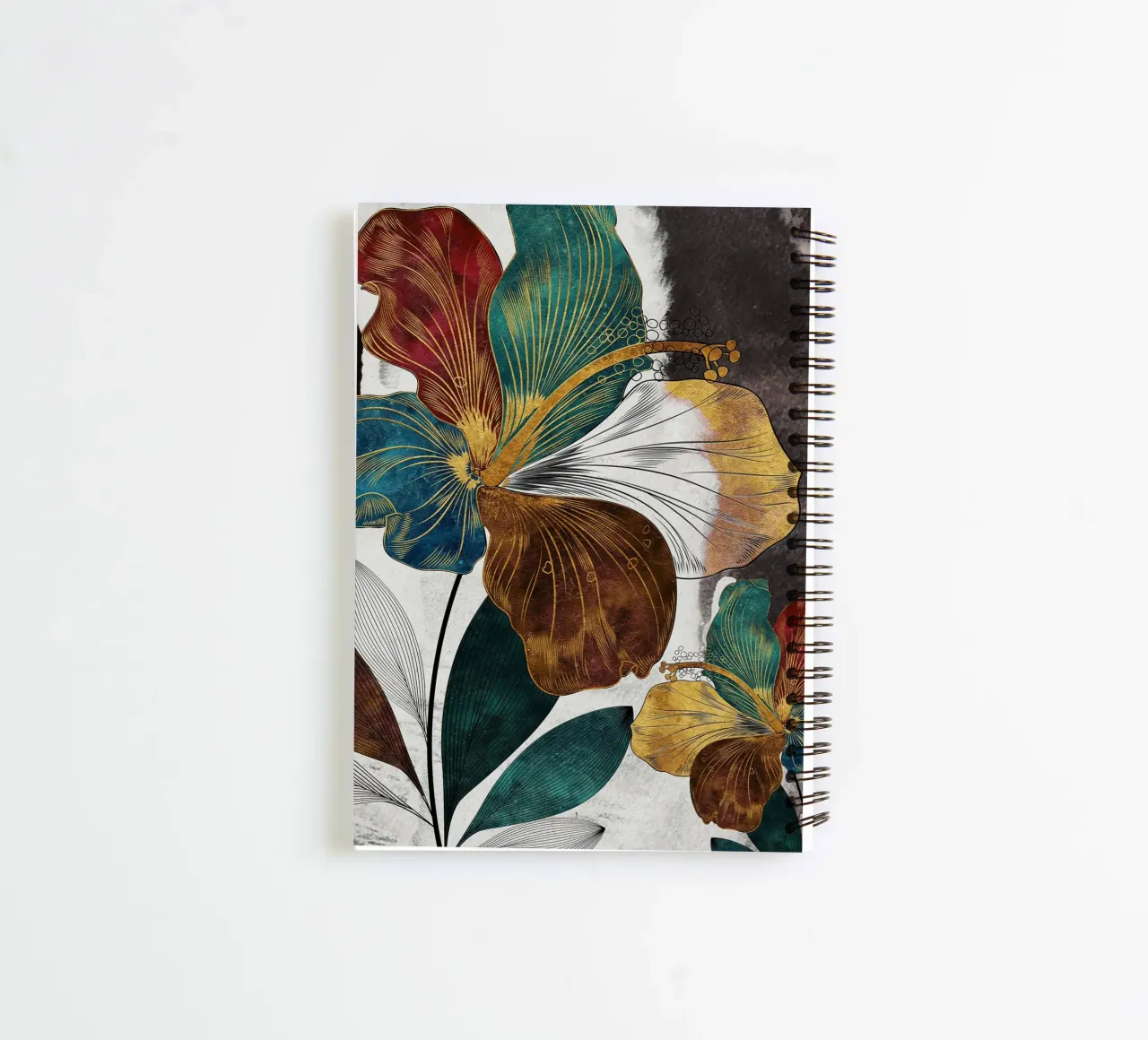 abstract surrealist flower Ringbuch von vintageshop
