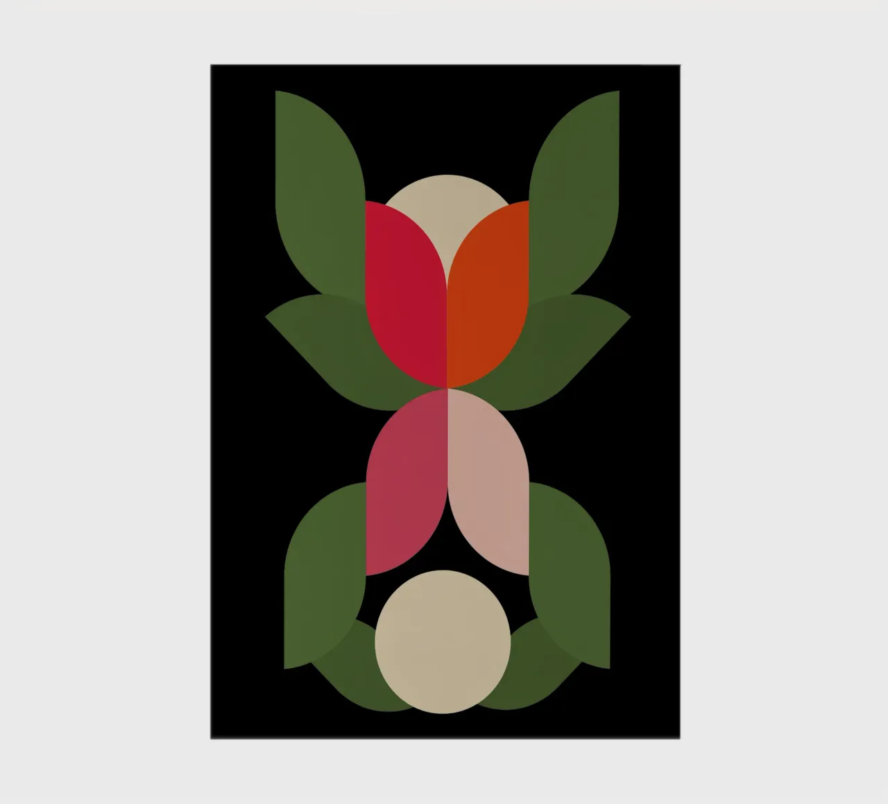 Eclipsed Petals Notizbuch von Dream Print Designs