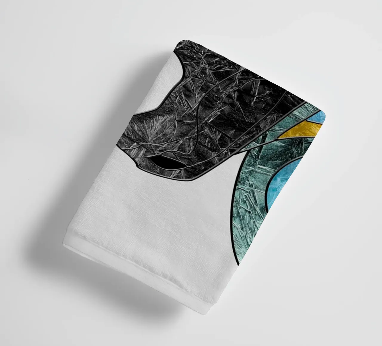 abstract art horse asciugamano da bagno da vintageshop