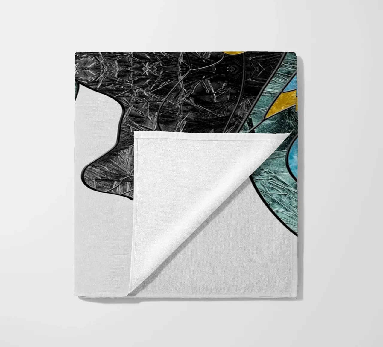 abstract art horse telo mare da vintageshop