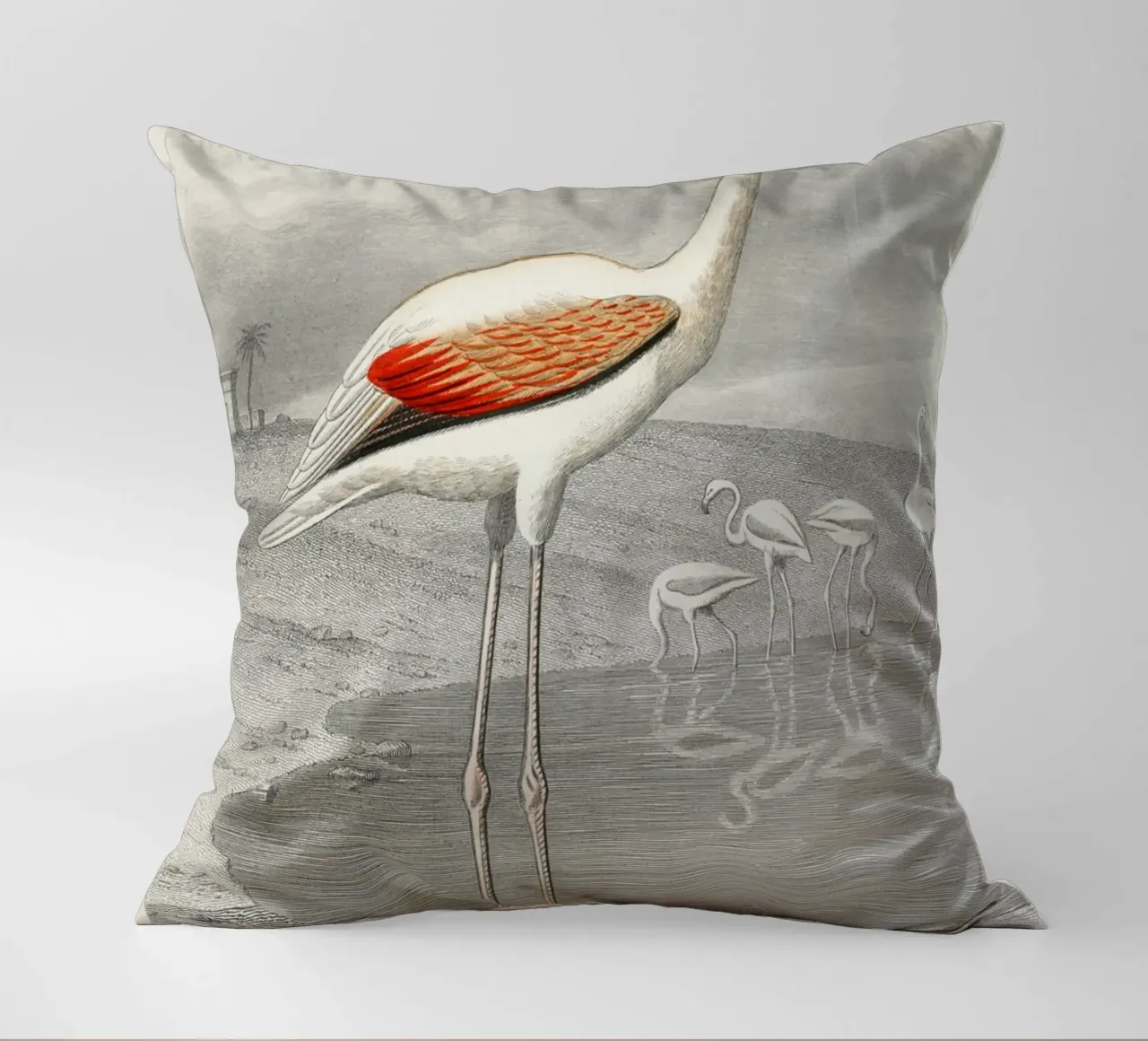 Le Flammant (Flamingo) cuscino da vintageshop