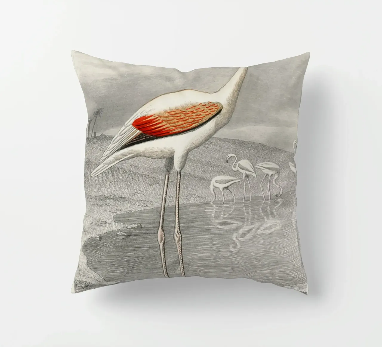Le Flammant (Flamingo) cuscino da vintageshop