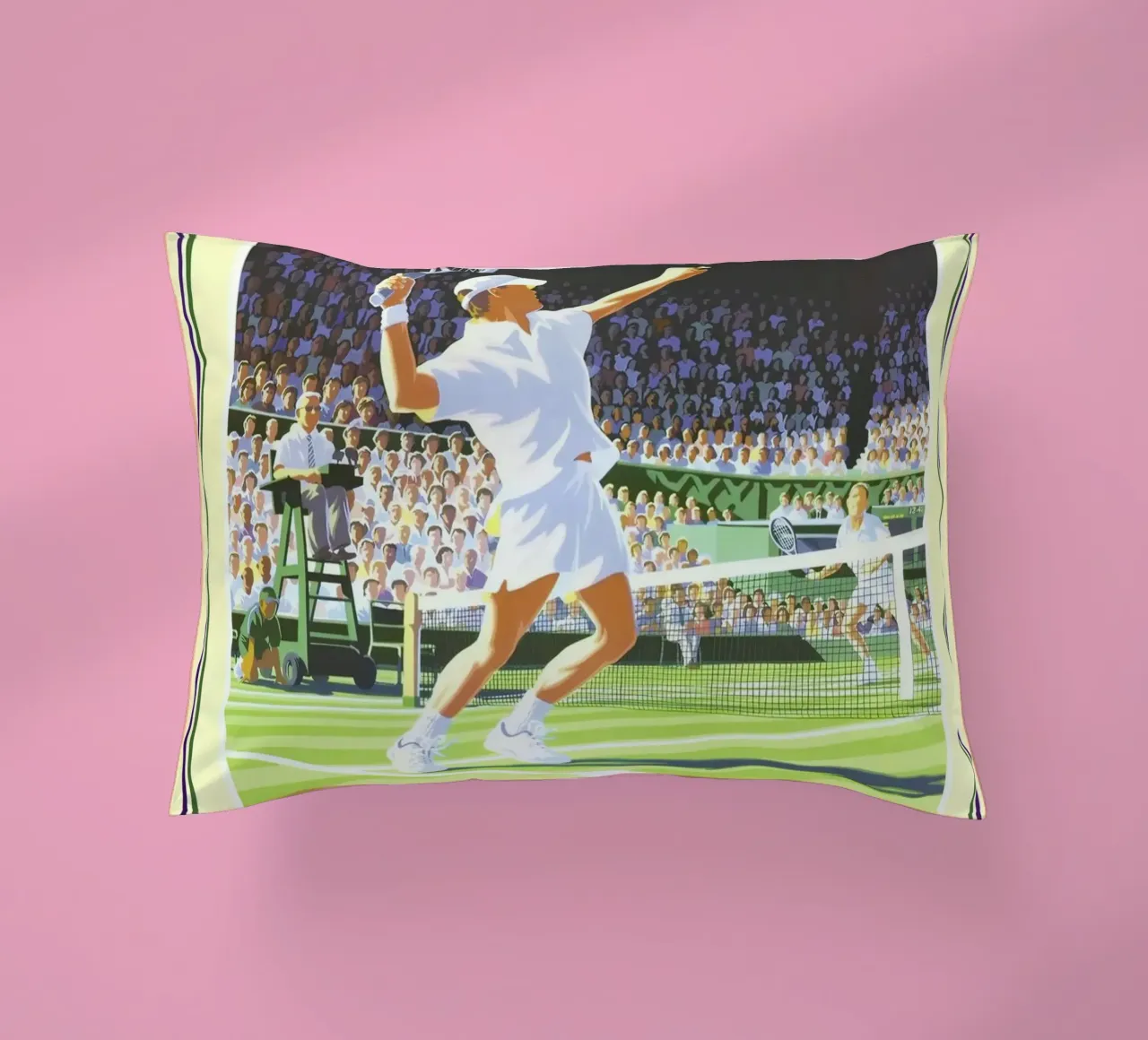 Poster dei Campionati di Wimbledon 2005 cuscino da aijanurmine