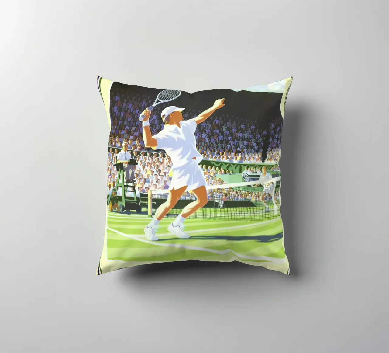 Poster dei Campionati di Wimbledon 2005 cuscino da aijanurmine