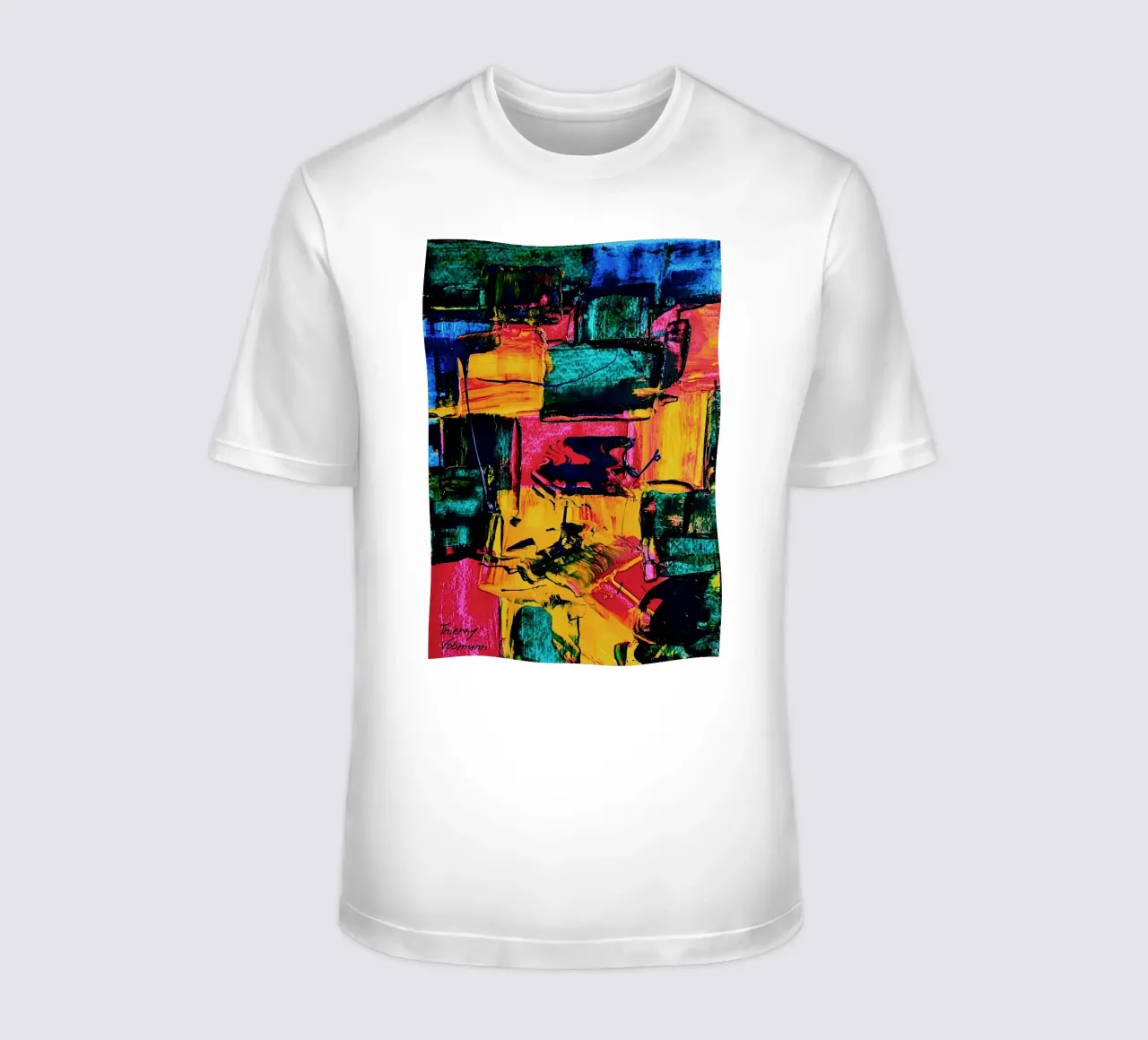 Inspired by Hans Hofmann 2 t-shirt da Thierry Vobmann Abstract painting
