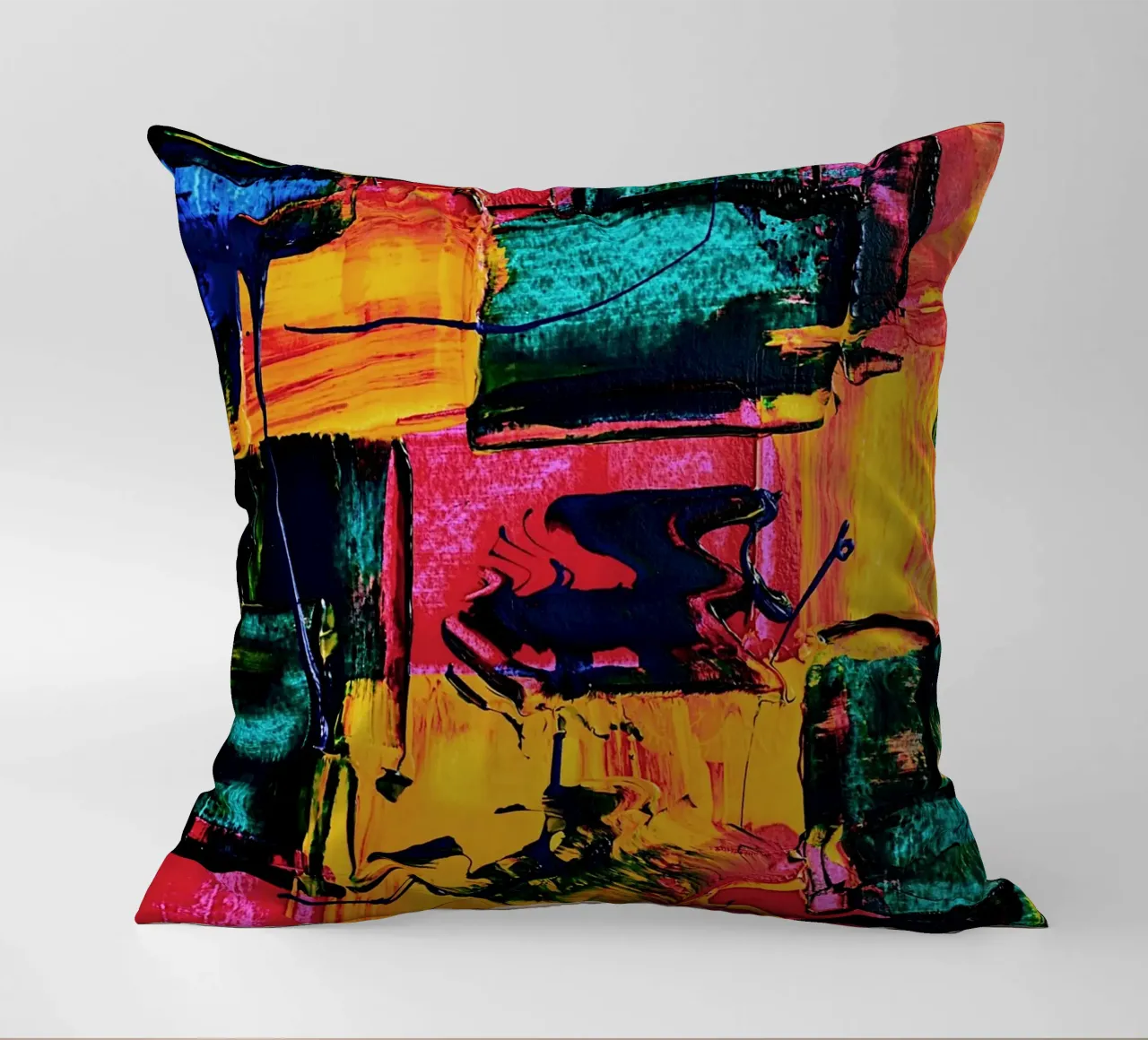 Inspired by Hans Hofmann 2 cuscino da Thierry Vobmann Abstract painting