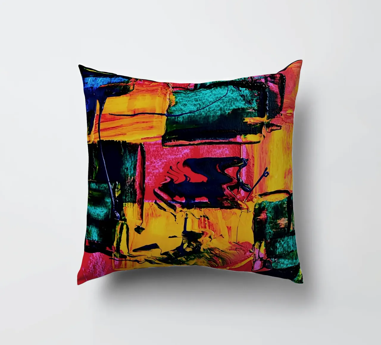 Inspired by Hans Hofmann 2 cuscino da Thierry Vobmann Abstract painting