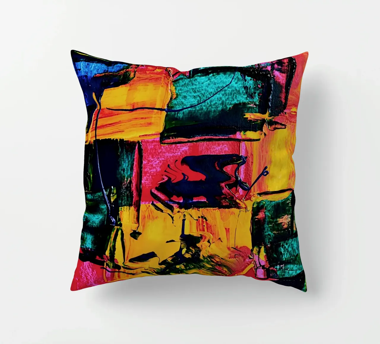 Inspired by Hans Hofmann 2 cuscino da Thierry Vobmann Abstract painting