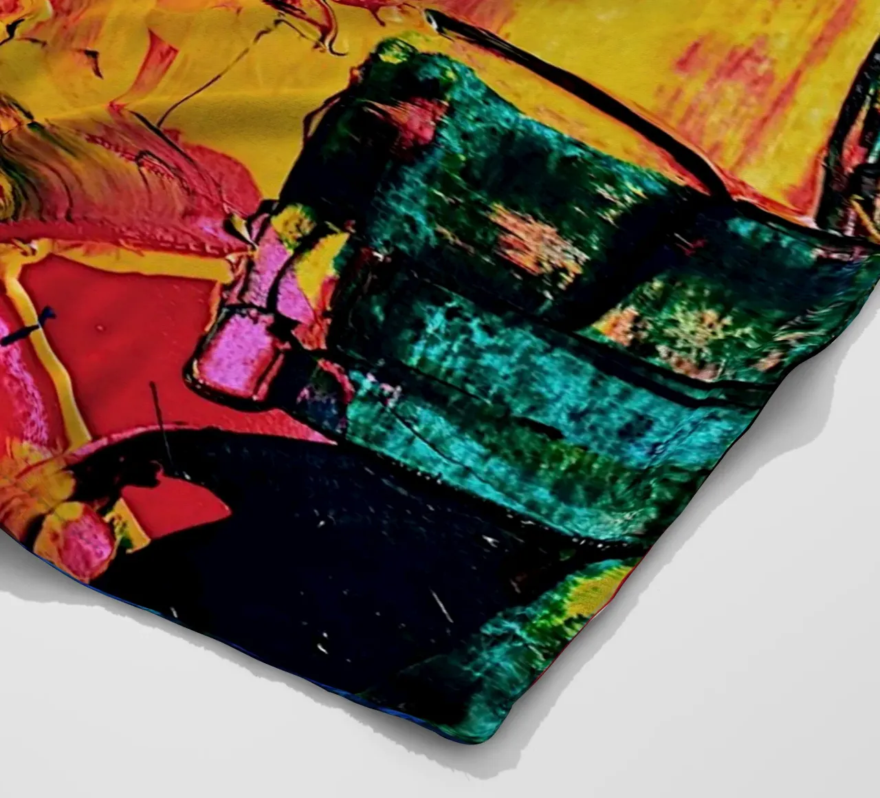 Inspired by Hans Hofmann 2 coperta in pile da Thierry Vobmann Abstract painting